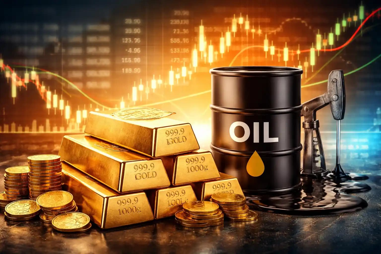 تصویر طلا، نفت و تورم: آخرین آمار جهانی که سرمایه‌گذاران باید بدانند - مقاله مارول لایف