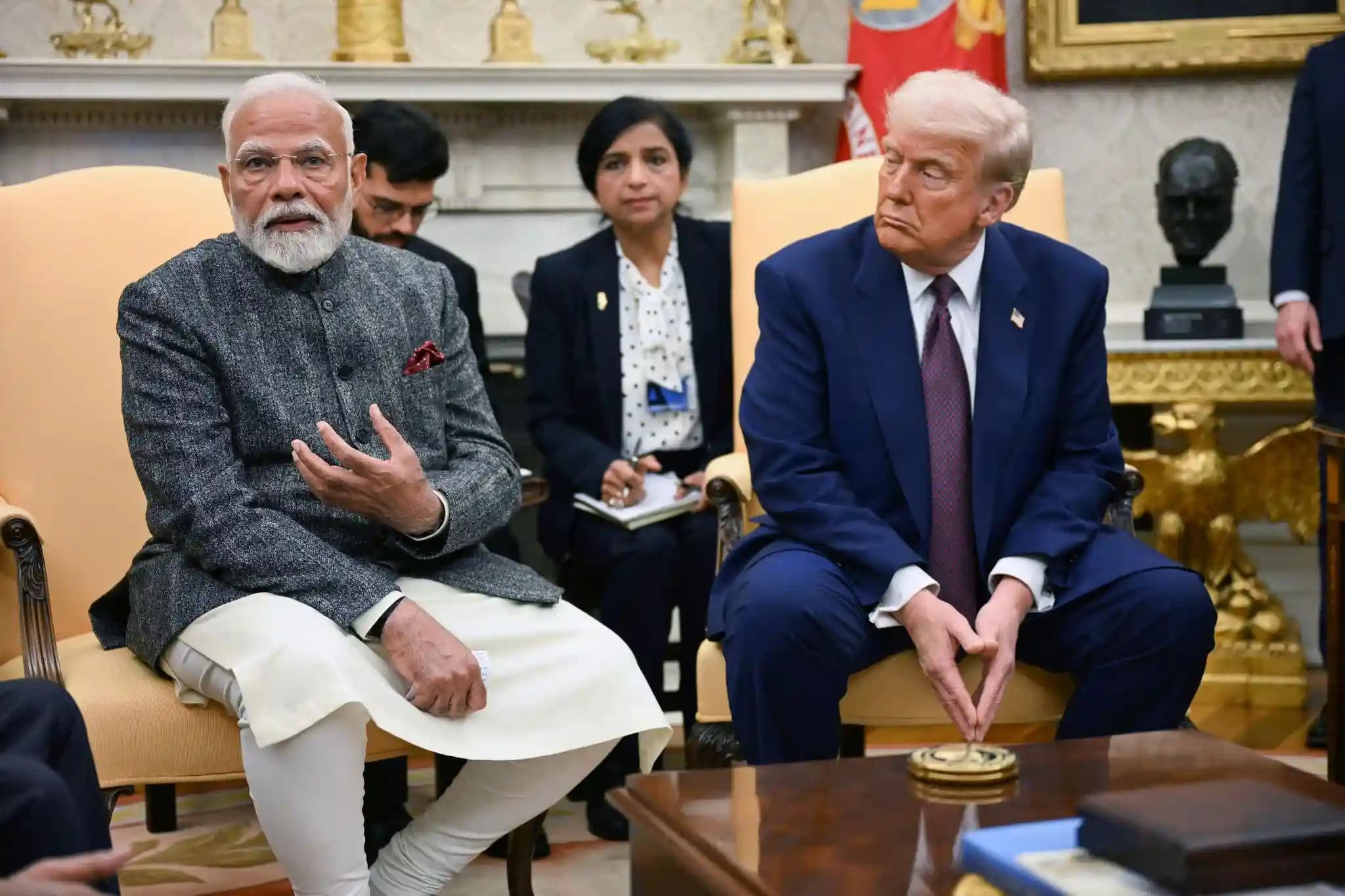 تصویر ترامپ پیشنهاد تغییر مسیر نفت هند را مطرح کرد - مقاله مارول لایف